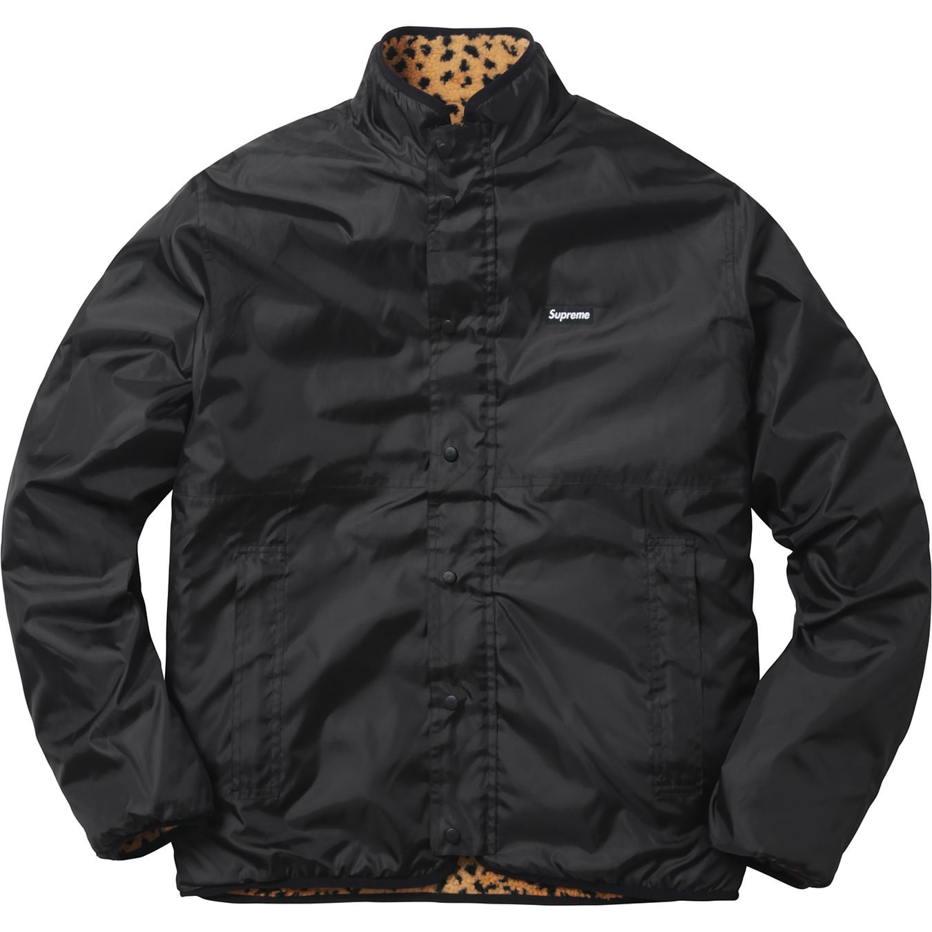 Leopard Fleece Reversible Jacket view 9